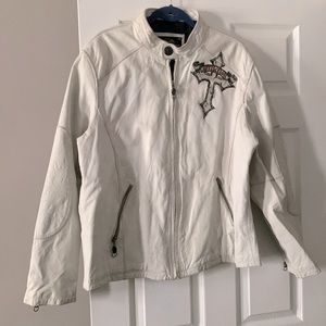 Affliction limited edition leather jacket